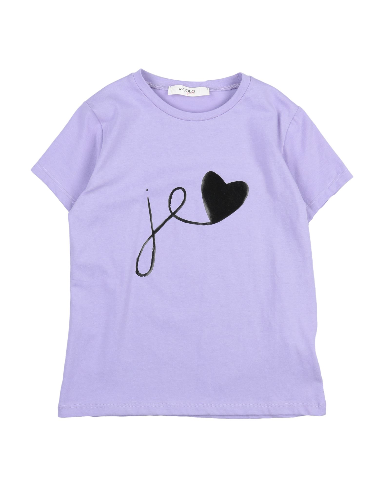 Vicolo Kids' T-shirts In Purple