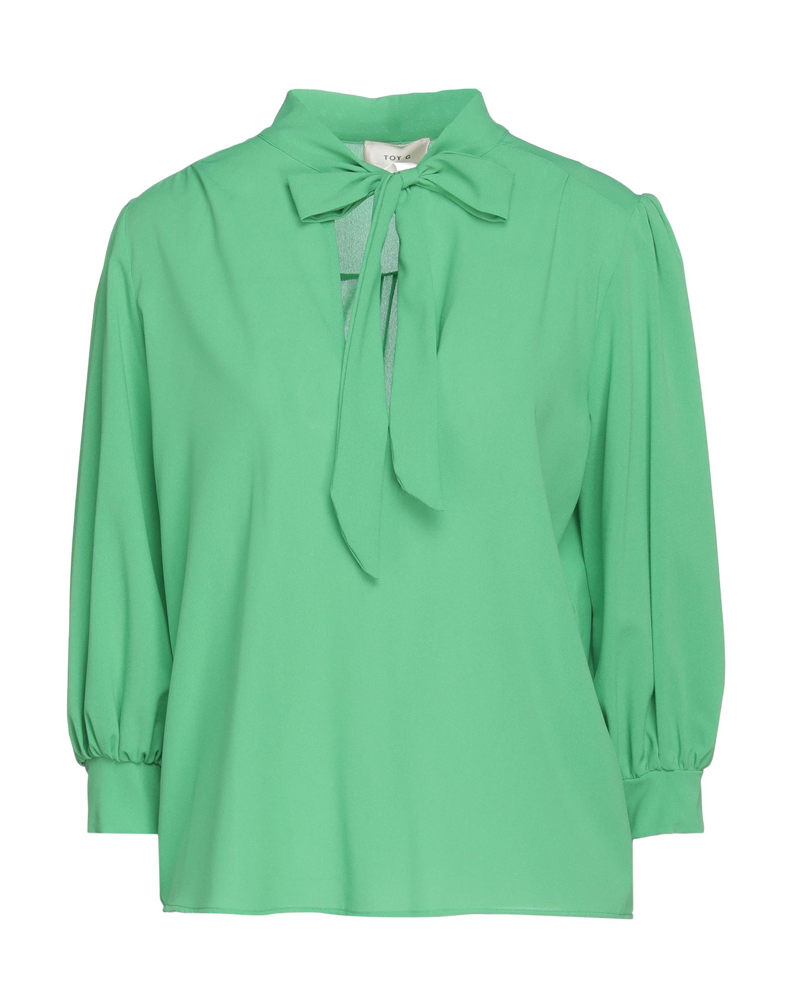 TOY G. TOY G. WOMAN TOP GREEN SIZE M POLYESTER