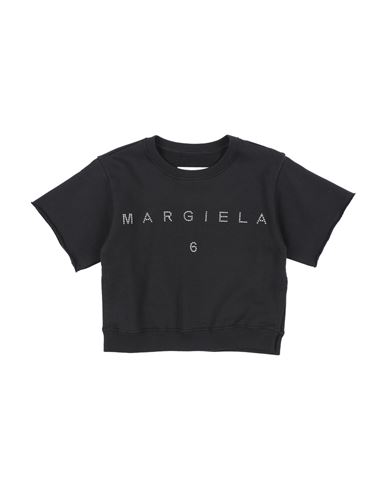 Mm6 Maison Margiela Babies'  Toddler Sweatshirt Black Size 6 Cotton, Elastane