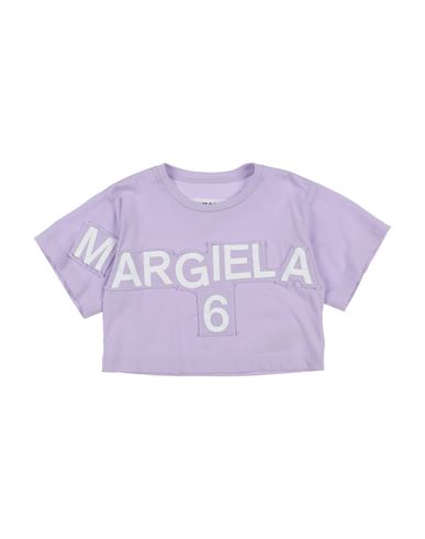 Mm6 Maison Margiela Babies'  Toddler Girl T-shirt Light Purple Size 6 Cotton