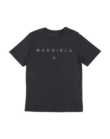 Mm6 Maison Margiela Babies'  Toddler Girl T-shirt Black Size 6 Cotton