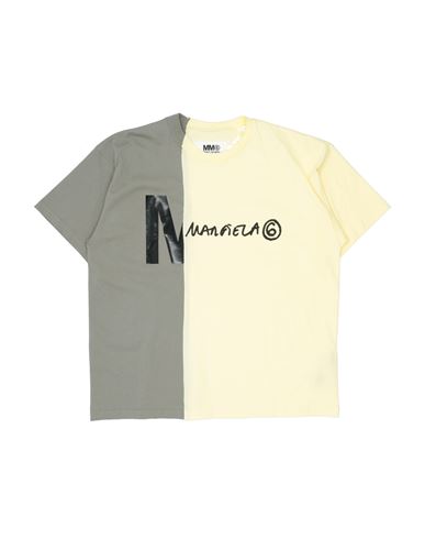 Mm6 Maison Margiela Babies'  Toddler T-shirt Light Yellow Size 6 Cotton