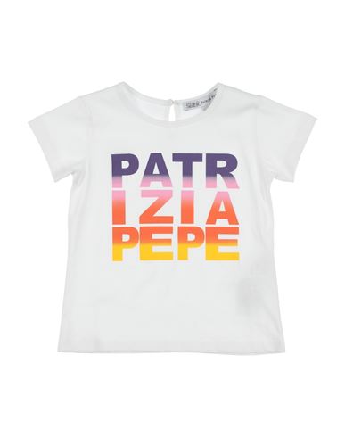 Patrizia Pepe Babies'  Toddler Girl T-shirt White Size 3 Cotton