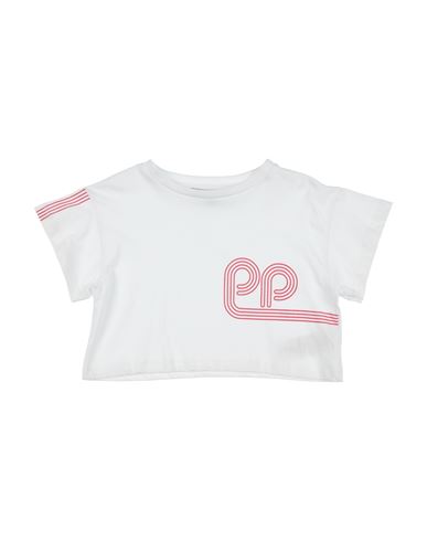 Patrizia Pepe Babies'  Toddler Girl T-shirt White Size 6 Cotton