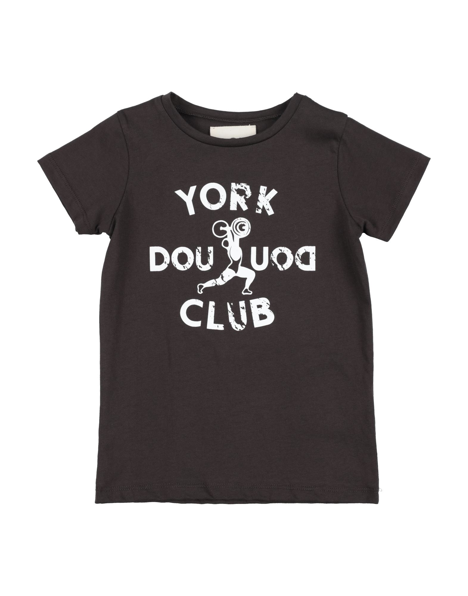 Douuod Kids'  T-shirts In Dark Brown