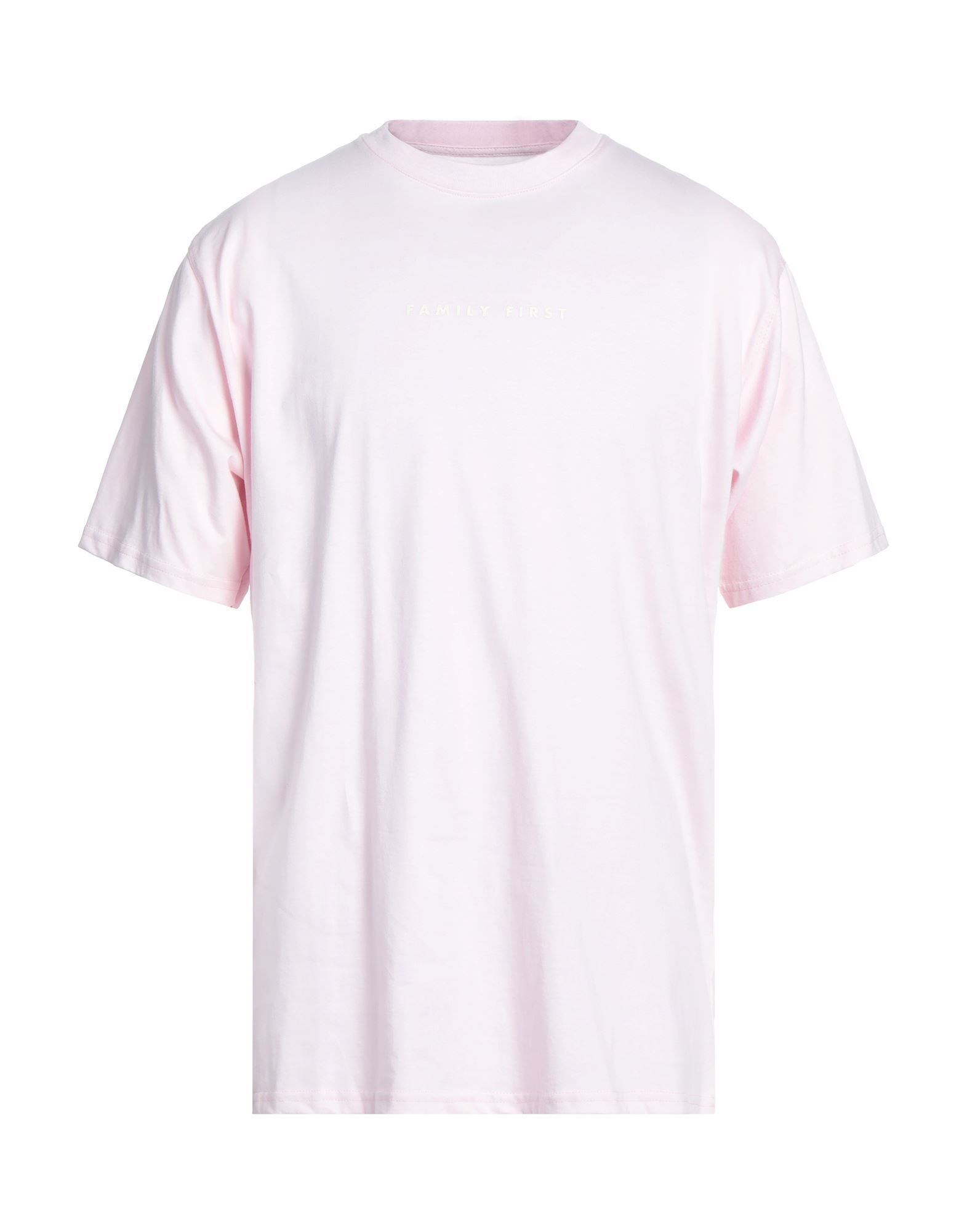 Family First Milano Man T-shirt Light Pink Size Xxl Cotton