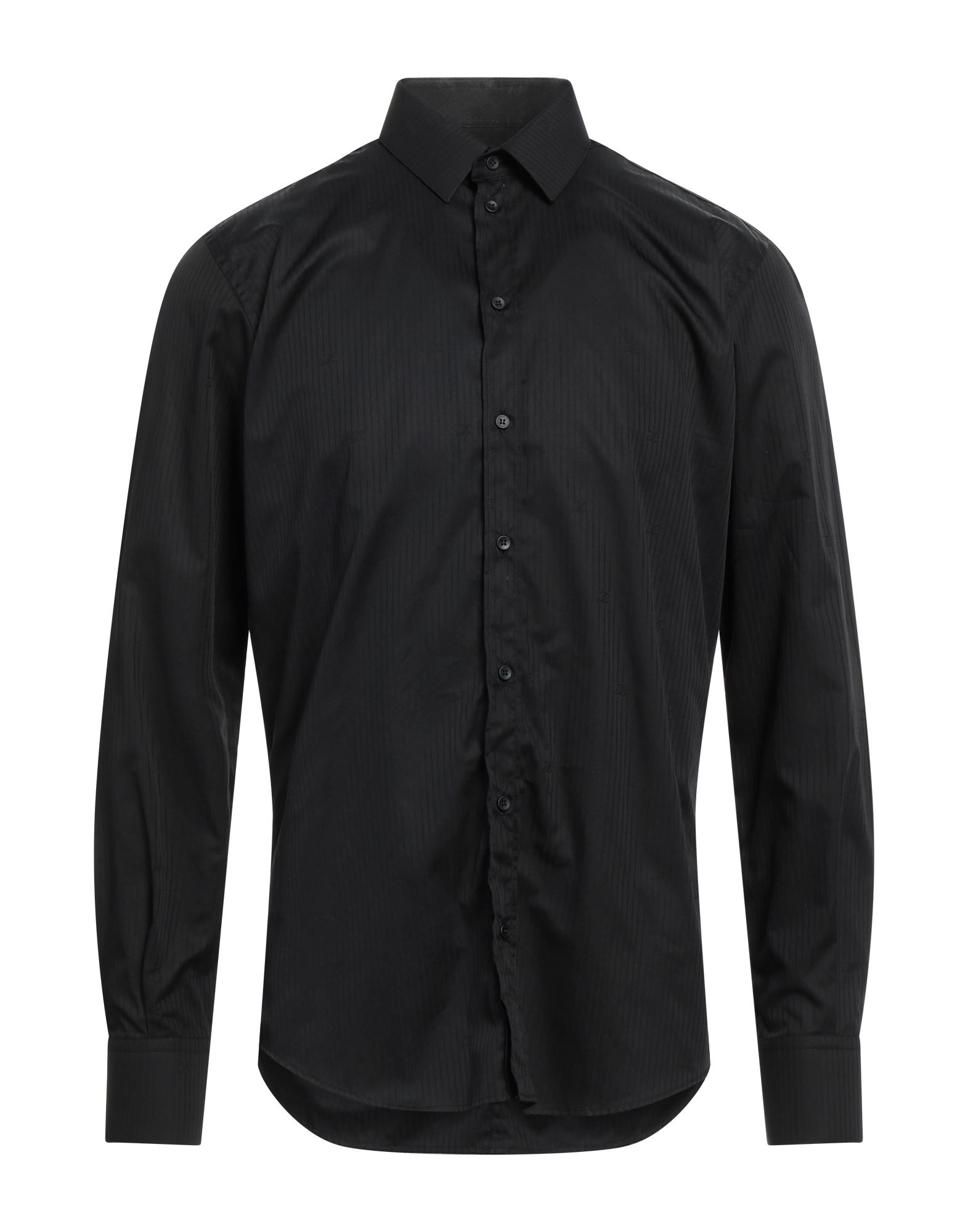 Dolce & Gabbana Man Shirt Dark Brown Size 15 ¾ Cotton