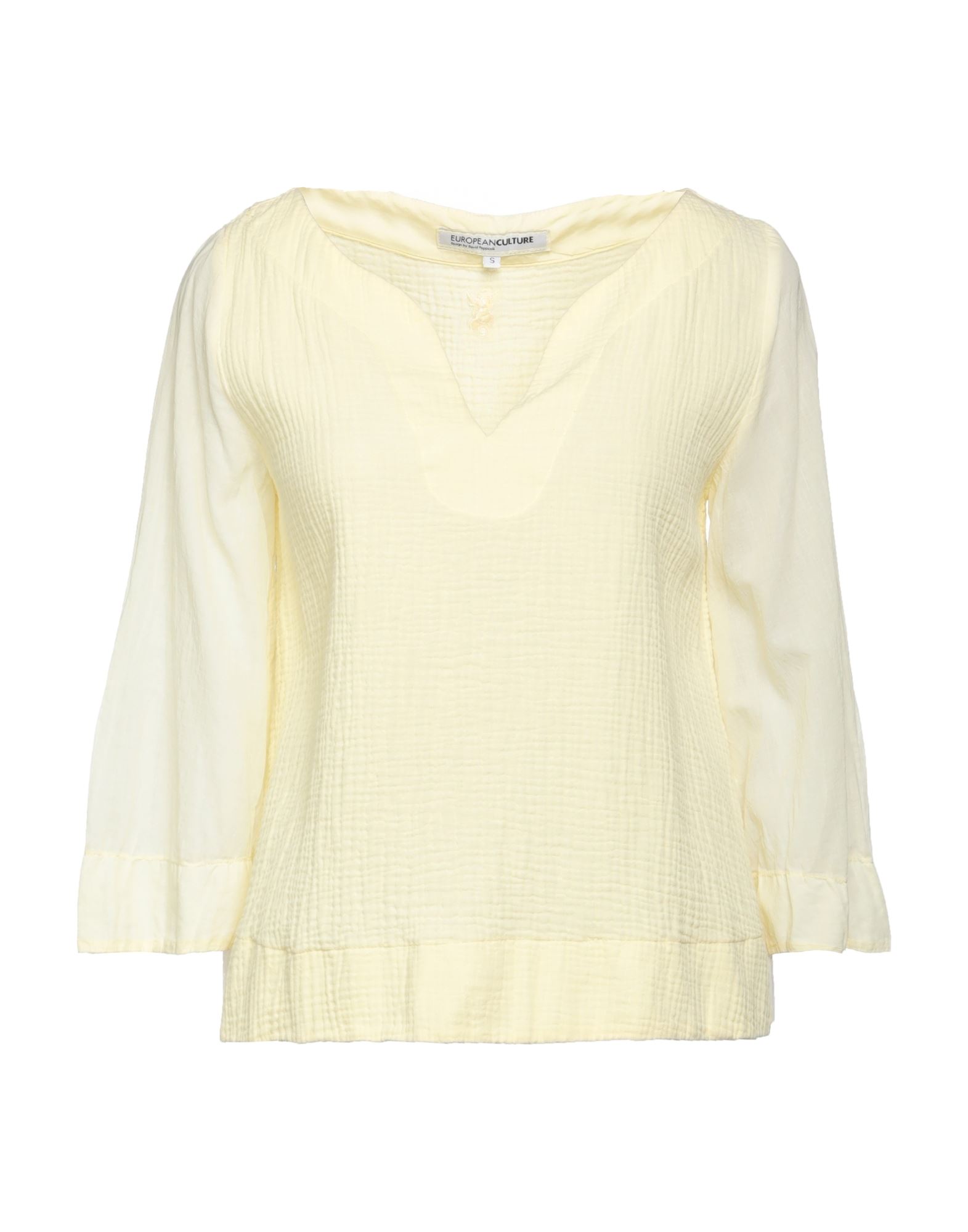 European Culture Blouses In Yellow