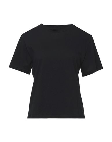 Shop Jeanerica Woman T-shirt Black Size Xs Organic Cotton
