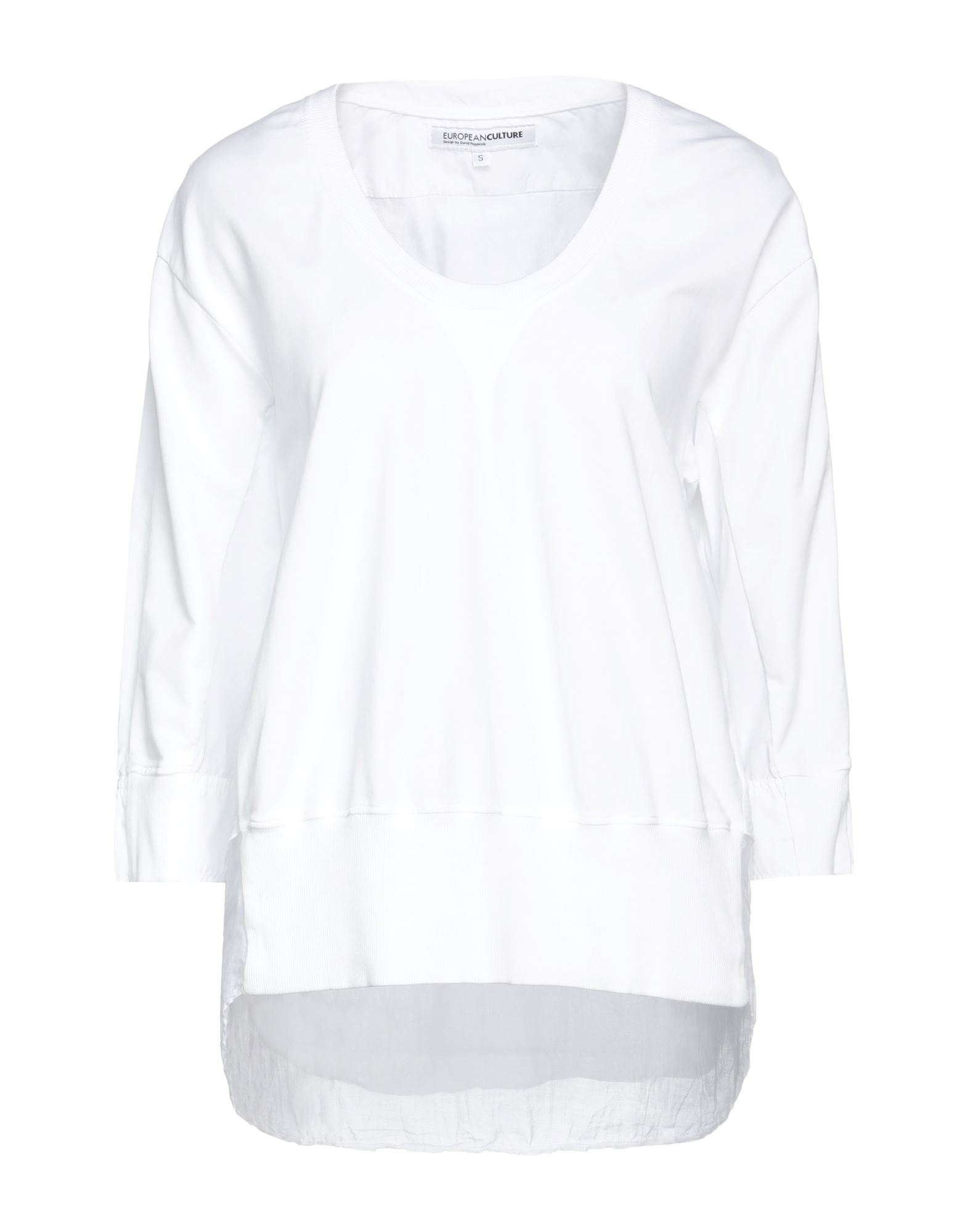 European Culture Sweatshirts In White