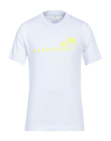 Gazzarrini Man T-shirt White Size Xl Cotton