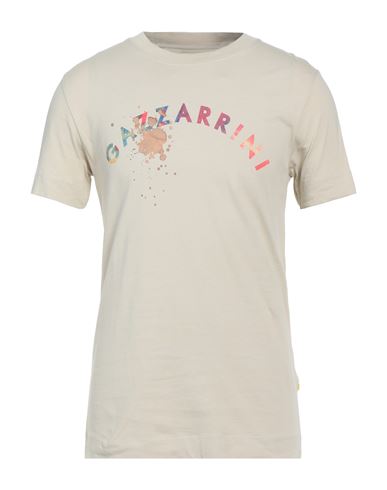 Gazzarrini Man T-shirt Beige Size Xl Cotton