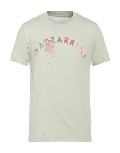 Gazzarrini Man T-shirt Light Green Size Xxl Cotton