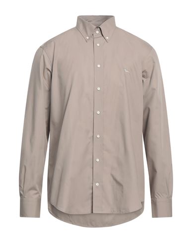 Harmont & Blaine Man Shirt Dove Grey Size Xl Cotton