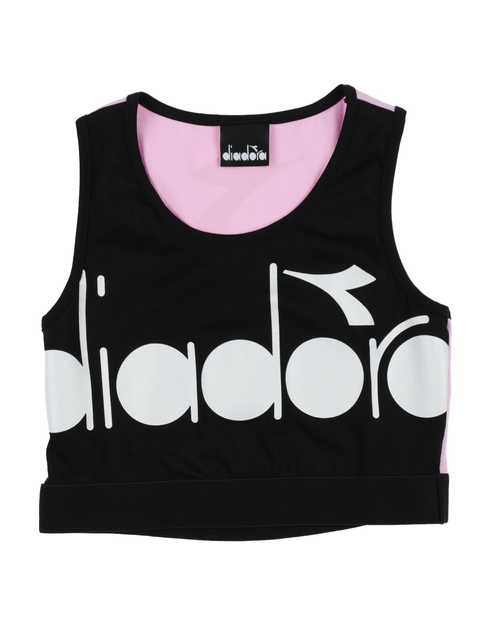 Diadora Kids'  T-shirts In Black