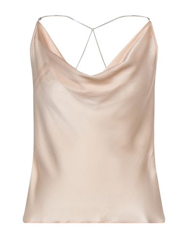 Liu •jo Woman Top Blush Size 6 Acetate, Silk In Pink