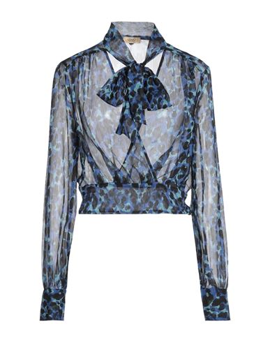 Liu •jo Woman Top Midnight Blue Size 6 Polyester