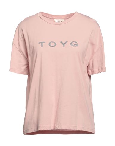 Toy G. Woman T-shirt Blush Size L Cotton In Pink