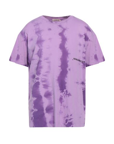Hinnominate Man T-shirt Light Purple Size M Cotton