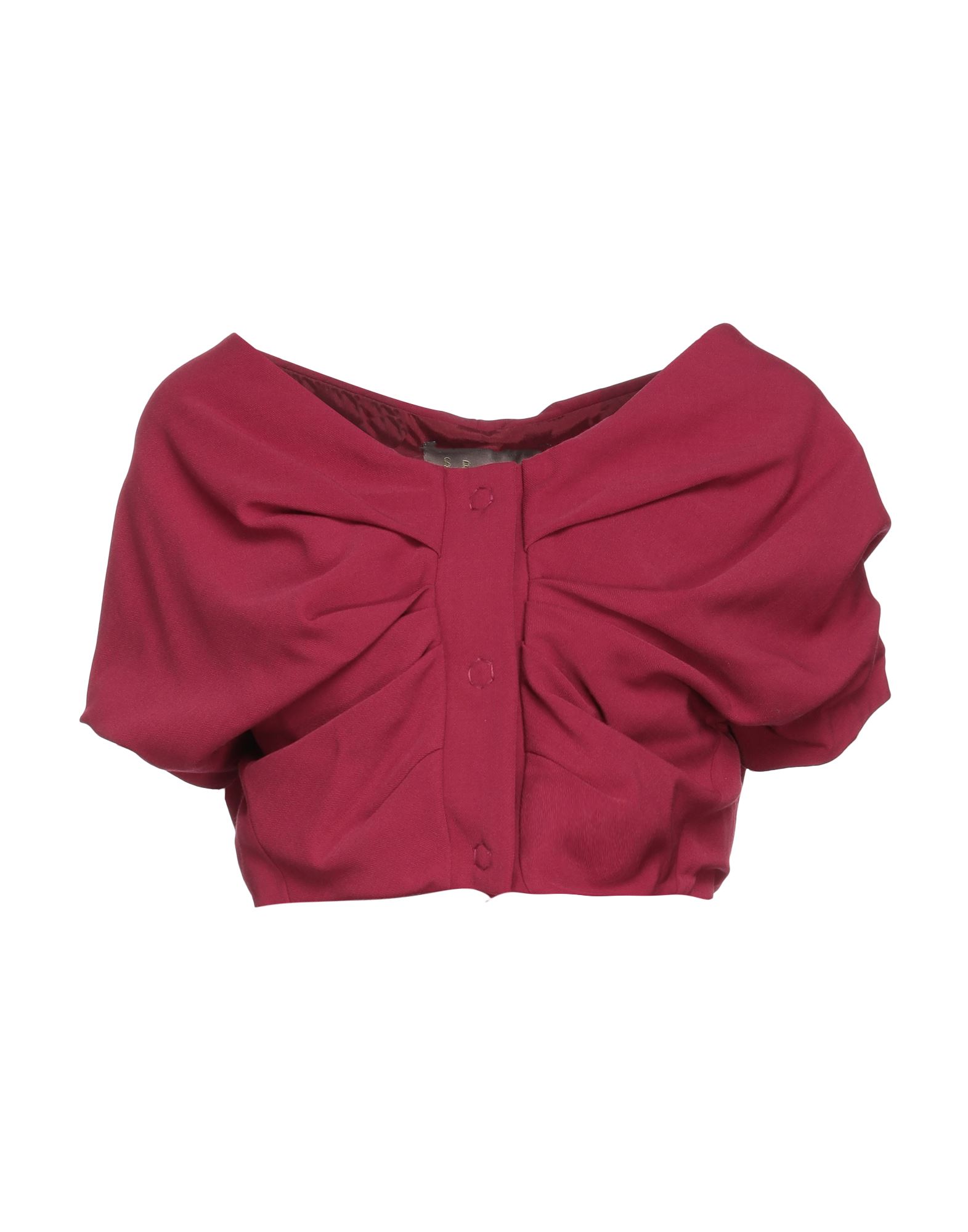 Space Simona Corsellini Blouses In Red