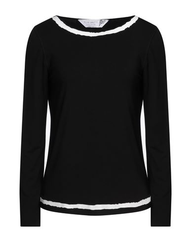 Elisa Cavaletti By Daniela Dallavalle Woman T-shirt Black Size 4 Viscose, Elastane