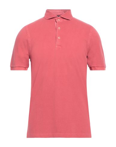 Barba Napoli Man Polo Shirt Pastel Pink Size 38 Cotton