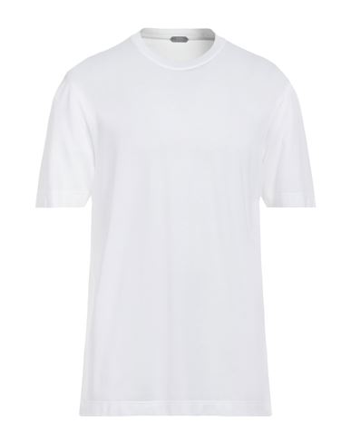 Shop Zanone Man T-shirt White Size 48 Cotton