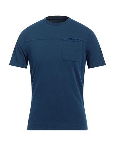 Heritage Man T-shirt Blue Size 36 Cotton, Elastane