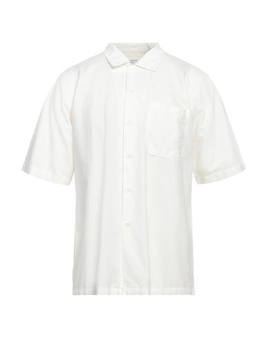 Shop Universal Works Man Shirt White Size S Cotton