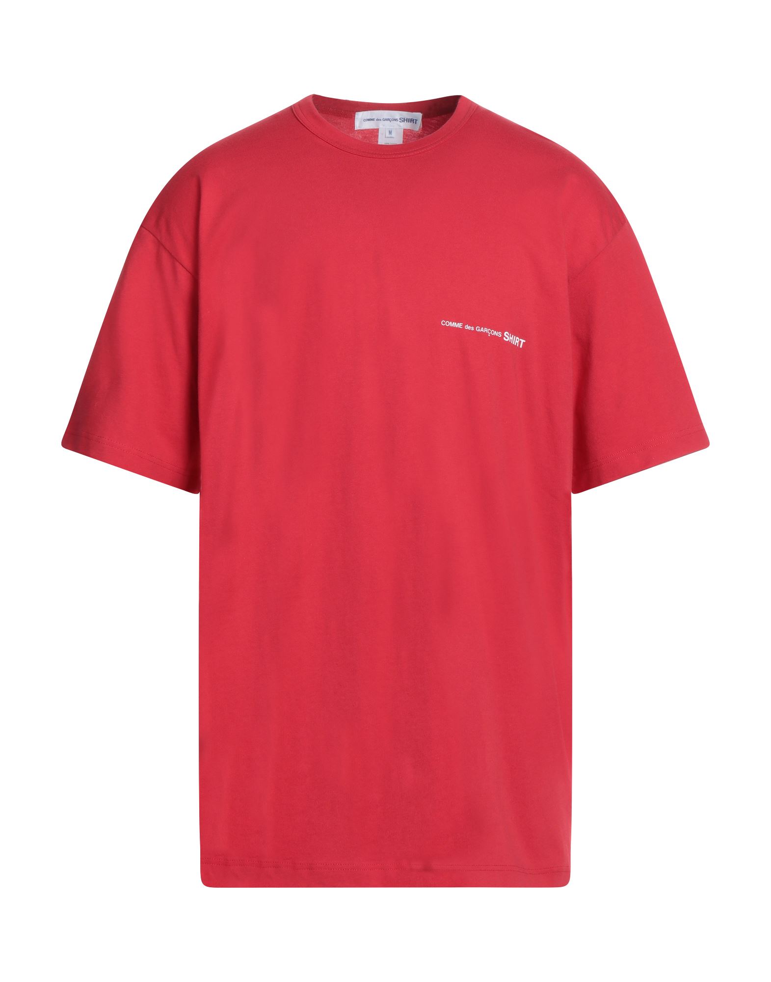 Shop Comme Des Garçons Shirt Man T-shirt Red Size Xl Cotton