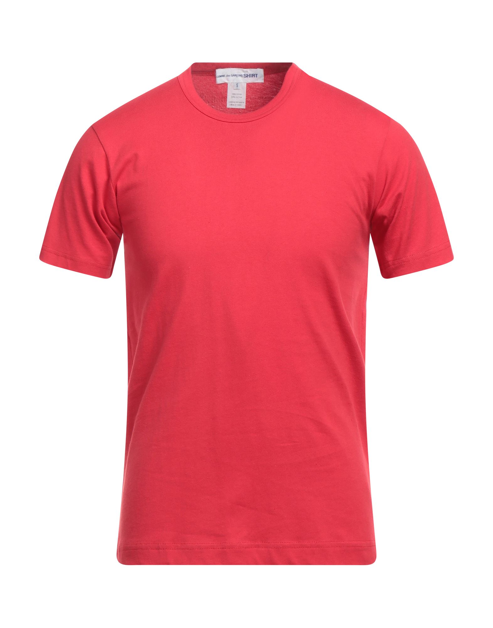 Shop Comme Des Garçons Shirt Man T-shirt Red Size S Cotton