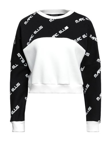 Marc Ellis Woman Sweatshirt Black Size Xs Cotton, Polyester