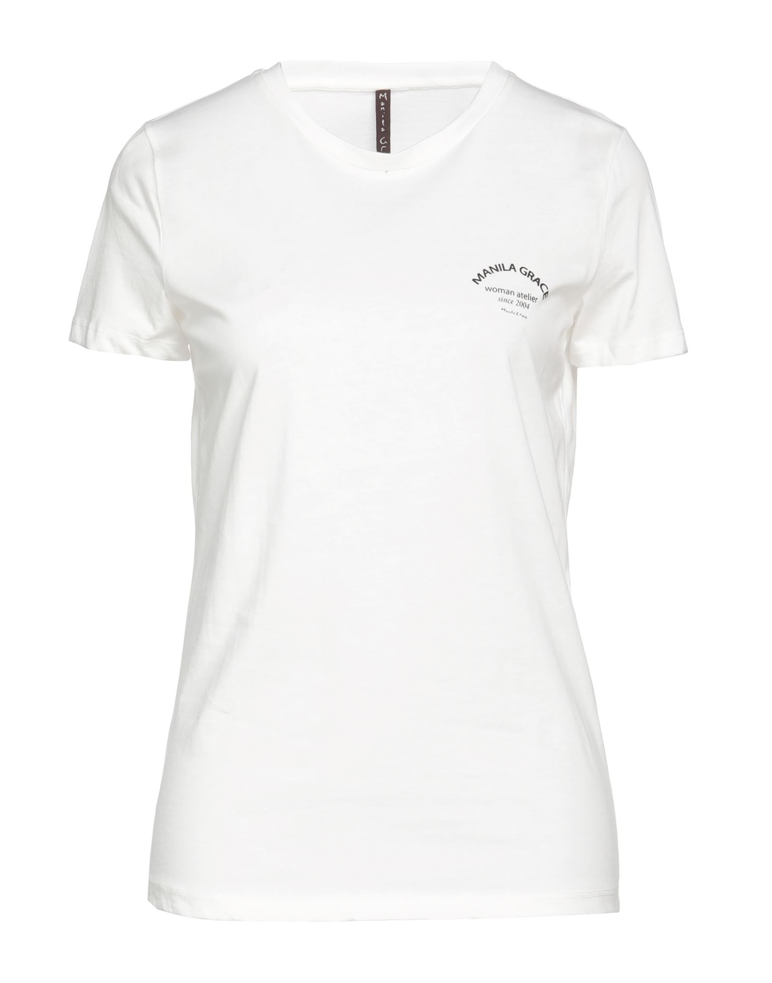 Manila Grace T-shirts In White