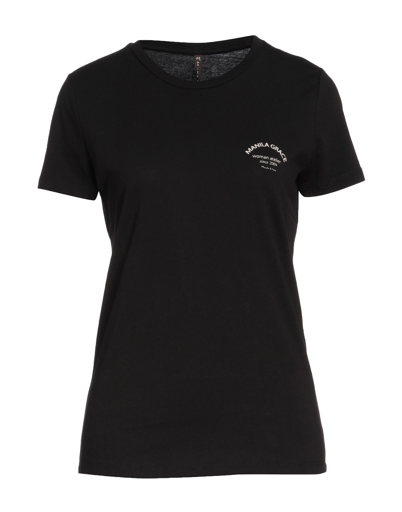 Manila Grace T-shirts In Black