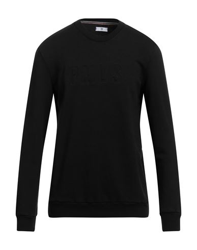 Man Sweatshirt Black Size L Cotton