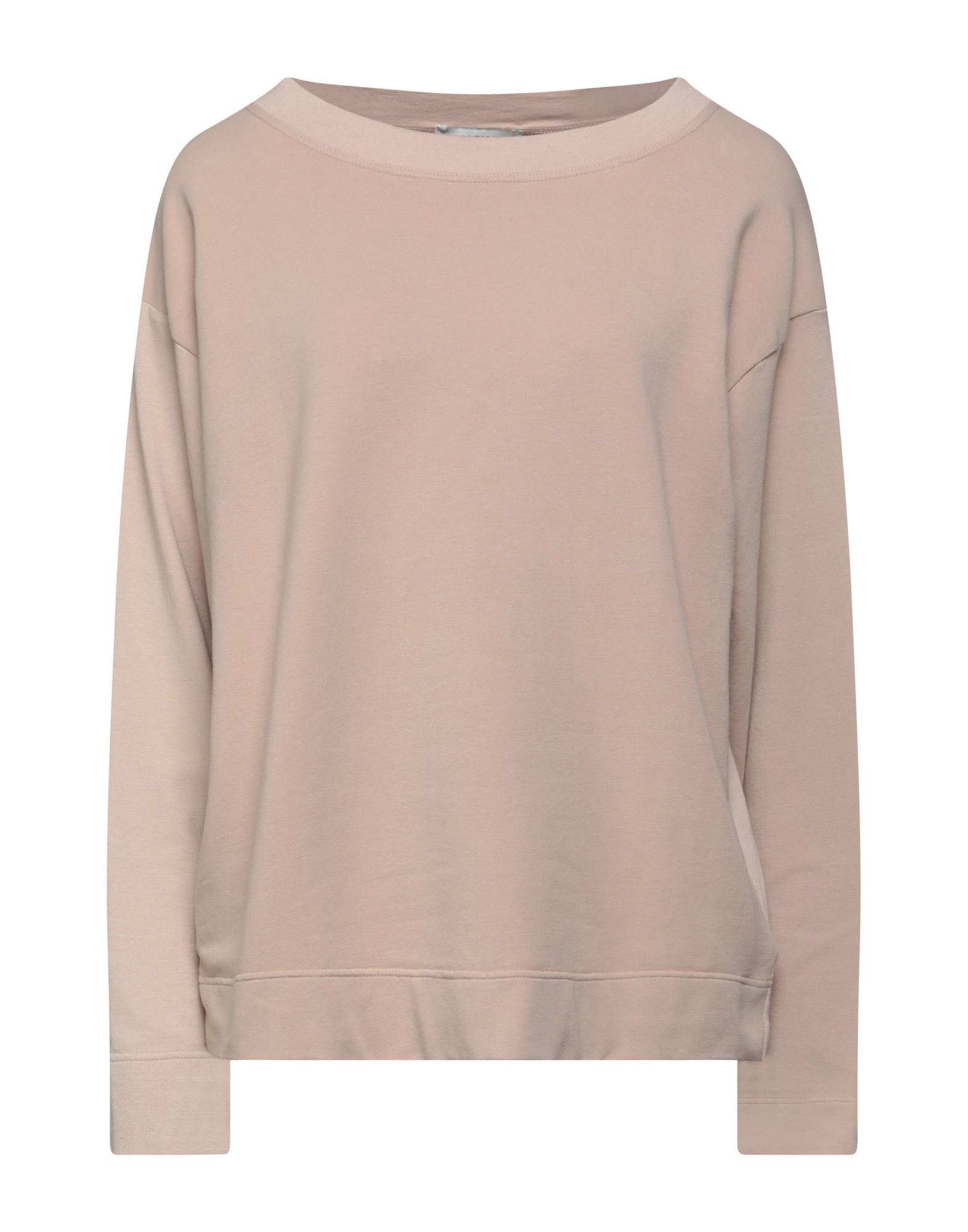 Shop Alpha Studio Woman Sweatshirt Beige Size 6 Cotton, Elastane