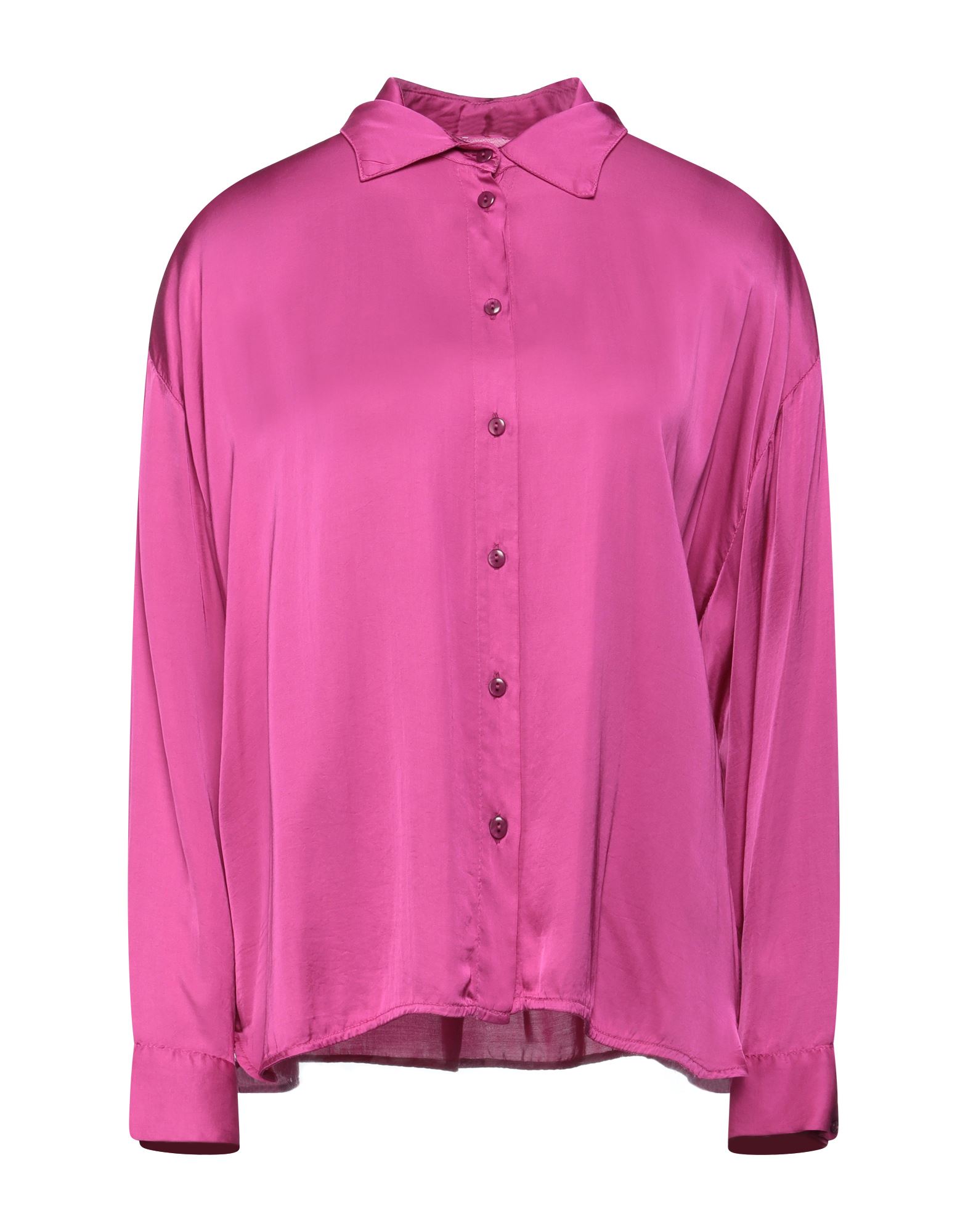 Berna Woman Shirt Fuchsia Size S Viscose In Pink