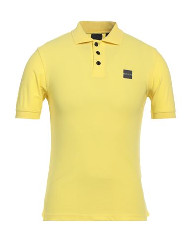 Outhere Man Polo Shirt Yellow Size S Polyamide