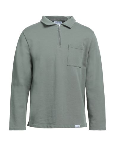 Edmmond Studios Man Sweatshirt Sage Green Size Xl Cotton