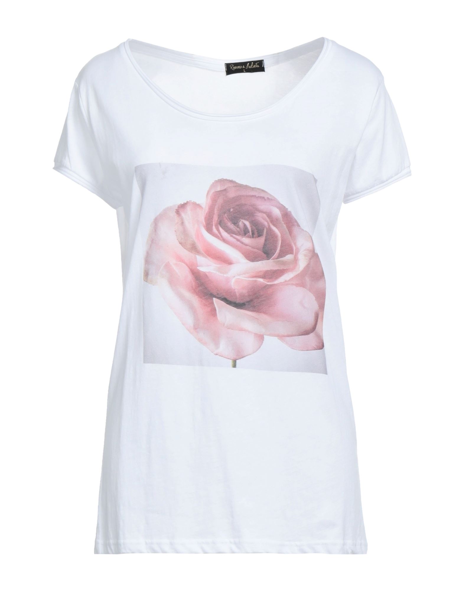 ROMEO & JULIETA ROMEO & JULIETA WOMAN T-SHIRT WHITE SIZE XXL COTTON