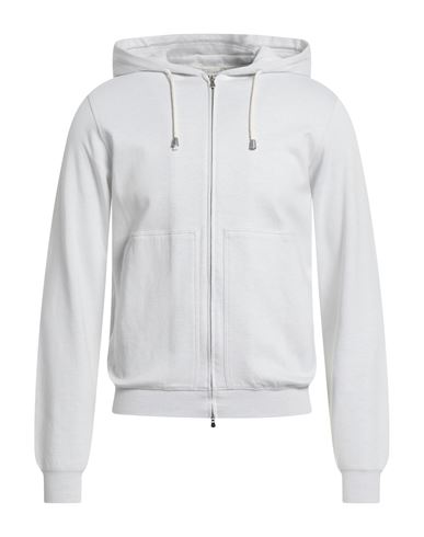 Filippo De Laurentiis Man Sweatshirt Light Grey Size 38 Cotton, Polyamide In Gray