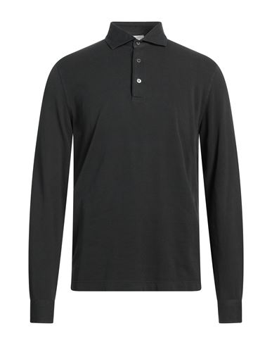Filippo De Laurentiis Man Polo Shirt Lead Size 40 Cotton In Grey