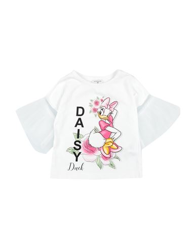 Monnalisa Babies'  Toddler Girl T-shirt White Size 4 Cotton