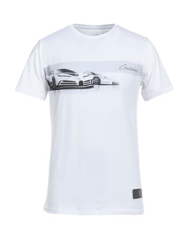 Shop Bugatti Man T-shirt White Size L Cotton