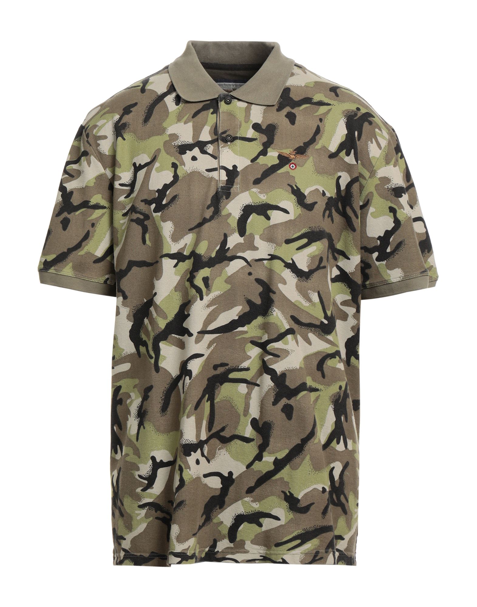 Aeronautica Militare Polo Shirts In Military Green