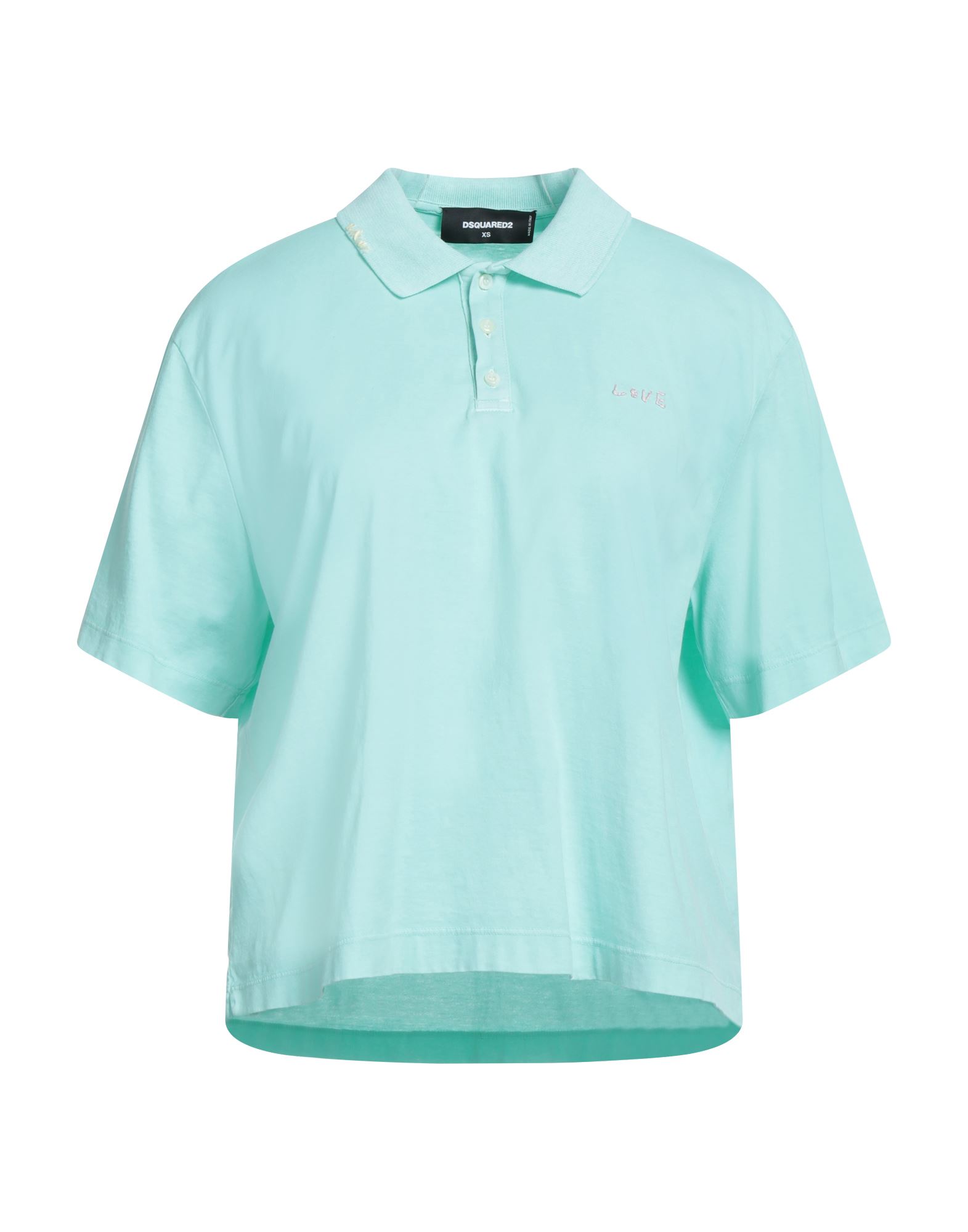 Dsquared2 Polo Shirts In Light Green