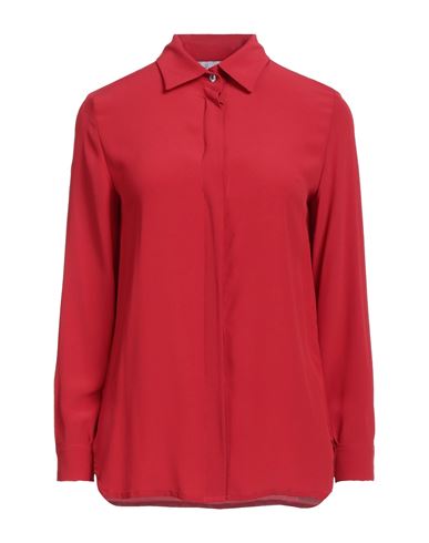 Hopper Woman Shirt Red Size 4 Acetate, Silk