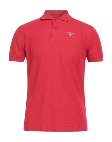 Barbour Polo Hombre Rojo S Hombre