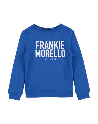 Frankie Morello Babies'  Toddler Boy Sweatshirt Bright Blue Size 7 Cotton