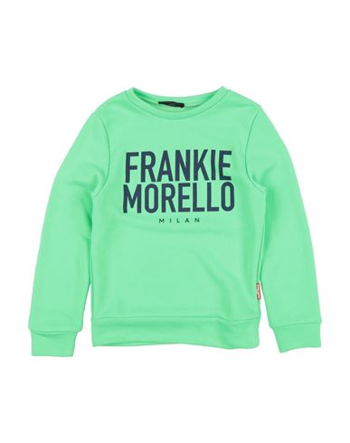 Frankie Morello Babies'  Toddler Boy Sweatshirt Acid Green Size 7 Cotton